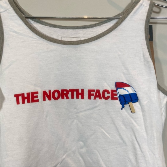 NEW North Face Girls Tri-Blend Tank Size M (age 10/12) - Picture 2 of 6